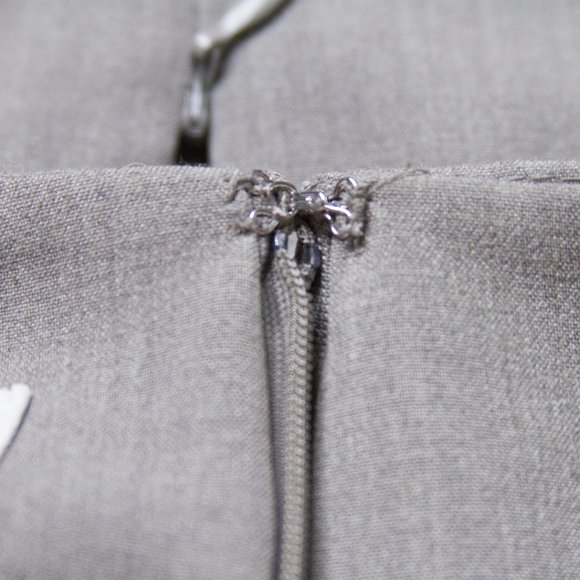 NINE WEST GRAY SHORT SKIRT - Picture 8 of 16